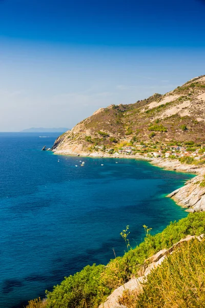 Elba island morze w pobliżu Chiessi — Zdjęcie stockowe