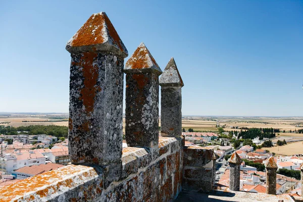 Вид из замка Бежа в Португалии — стоковое фото