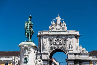 Praca do Comercio Lizbon, Portekiz 'de