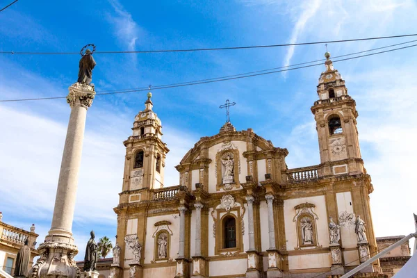 Igreja de San Domenico em Palermo, Itália — Fotografia de Stock