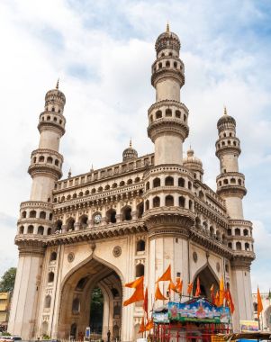 Charminar Kulesi kentin Hyderabad, Hindistan