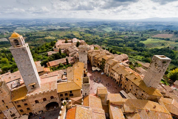 San Gimignano is a medieval town in Tuscany — Stock Photo, Image