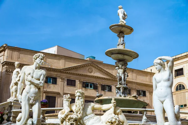 La Fuente Pretoriana en Palermo, Italia — Foto de Stock