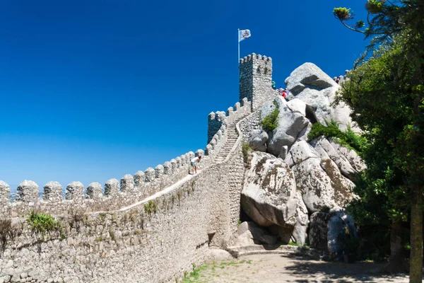 A mórok kastélya Sintra, Portugália — Stock Fotó