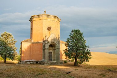 Toskana, İtalya Siena yakınındaki bir Şapel
