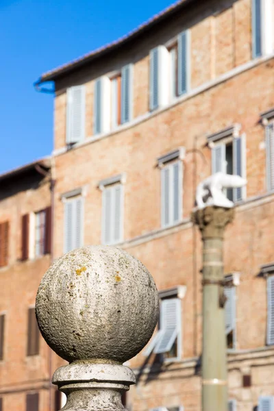 Siena Toscana Itália Loba Siena Localizada Pantaneto Dia Ensolarado — Fotografia de Stock