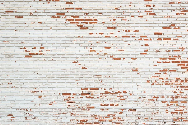 White and red brick wall as background — Stock Photo, Image