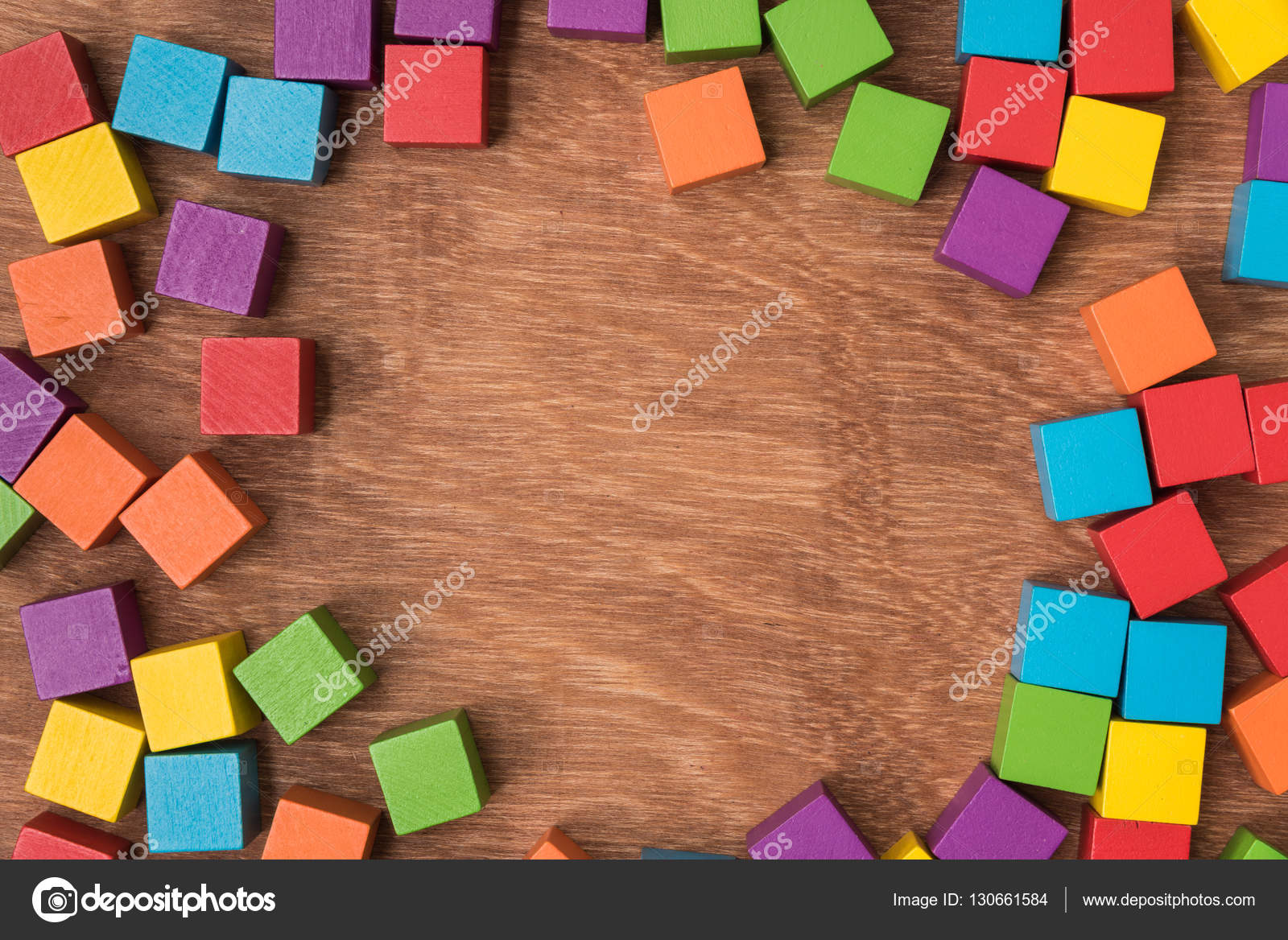 colored wooden building blocks