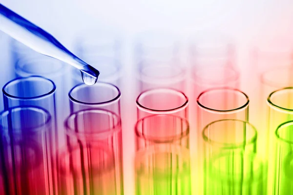 Bilim laboratuvar test tüpleri — Stok fotoğraf