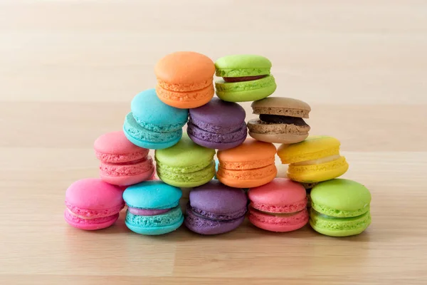 Pile colorée de macaron — Photo