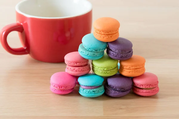 Pilha colorida de macaron — Fotografia de Stock