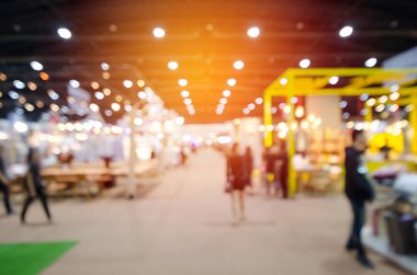 arka plan için insanlarla soyut bulanık olay