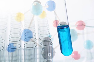 Bilim molekül yapısı bilim emek ile çift pozlama