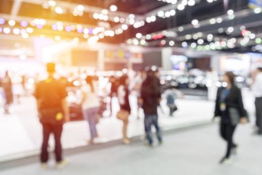 arka plan için insanlarla soyut bulanık olay