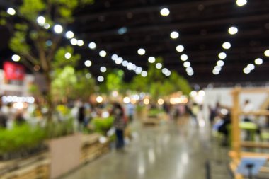 arka plan için insanlarla soyut bulanık olay