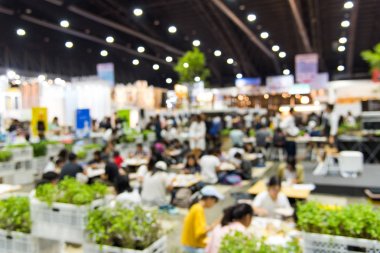 arka plan için insanlarla soyut bulanık olay