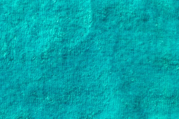 蓝色毛巾织物纹理 — 图库照片