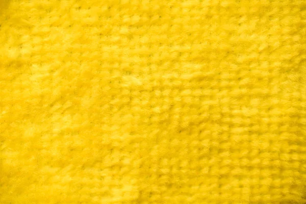 Yellow towel fabric texture — Stock Photo, Image