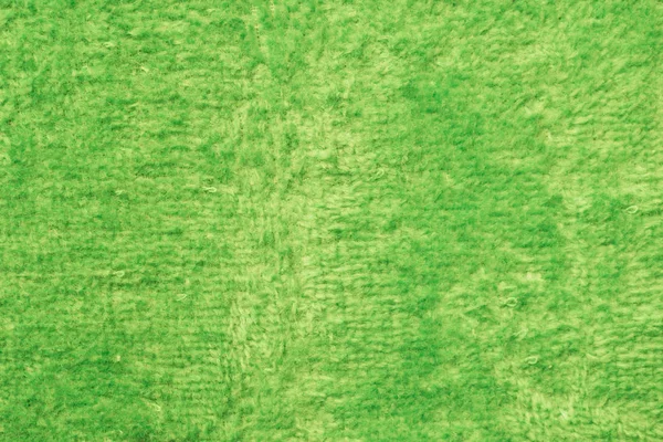 Green towel fabric texture — Stock Photo, Image