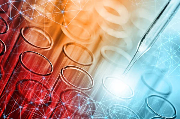 Bilim Damlalık ve laboratuvar test tüpleri