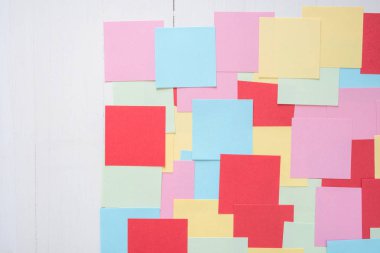 soyut renkli çıkartmalar Not arka planı için