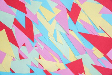 çapraz soyut renkli çıkartmalar Not backgrou için şekilden