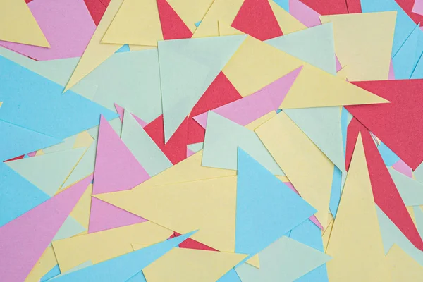Forma diagonal colorido abstrato de adesivos nota — Fotografia de Stock