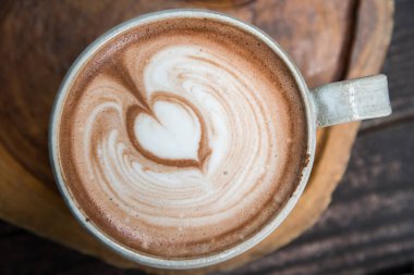 Beyaz fincan sıcak kakao