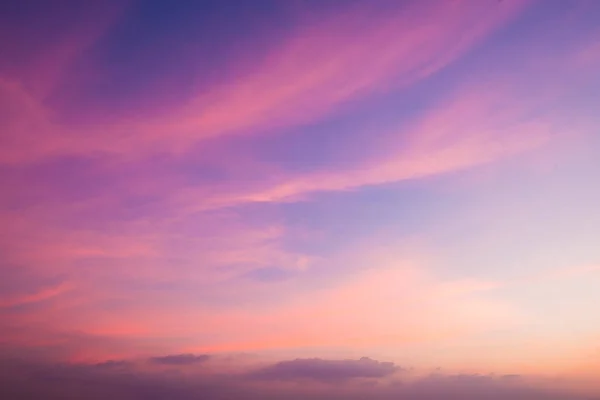 日落后的暮色天空背景 — 图库照片