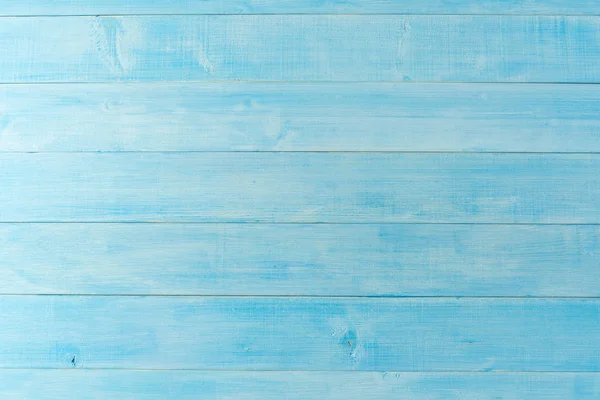 Ljusblå trä planka golv för design bakgrund — Stockfoto