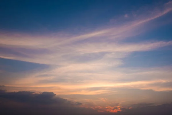 Twilight sky efter solnedgången för bakgrund — Stockfoto