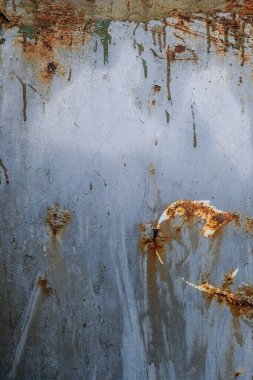 Paslı metal boyanmış doku arkaplanı.