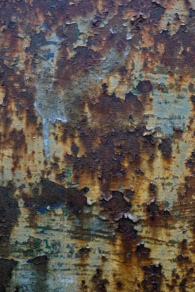 Rusty Kov Malované Textury Pozadí — Stock fotografie