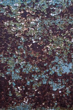 Paslı metal boyanmış doku arkaplanı.