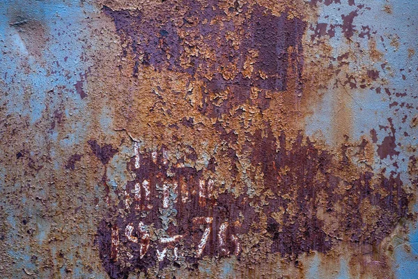 Rusty Metal Pintado Textura Fondo — Foto de Stock
