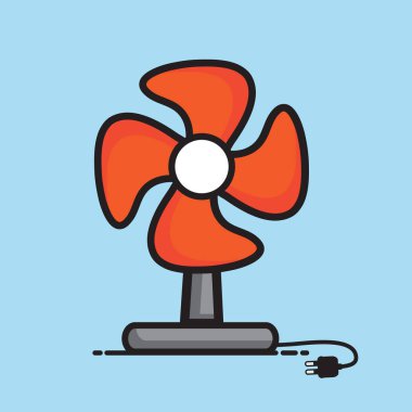 Tablo fan vektör çizgi film tasarımı.