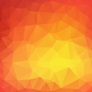 Sarı poly arka plan.