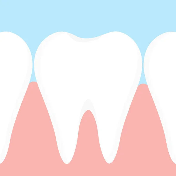 Zęby i dziąsła — Wektor stockowy