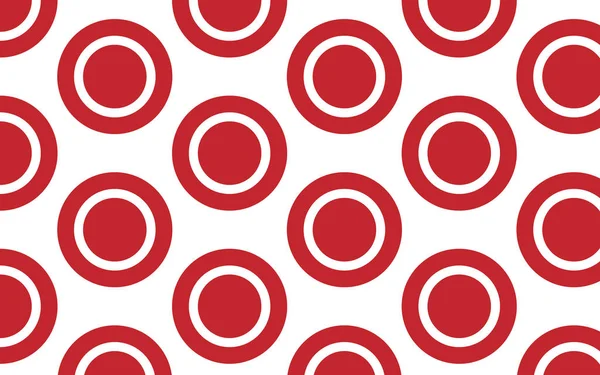 Ontwerp van de achtergrond van rode cirkel patroon. — Stockvector
