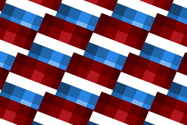 Quadratische Muster abstrakter Vektor Hintergrunddesign — Stockvektor