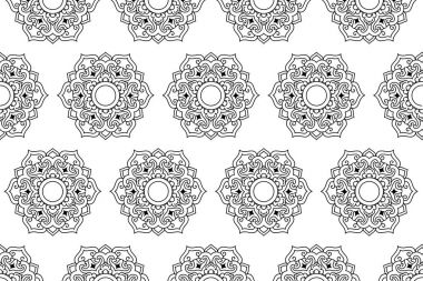 Tay desen mandala vektör tasarımı