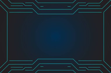 iş için soyut teknoloji gelecekteki hud vektör tasarımı.