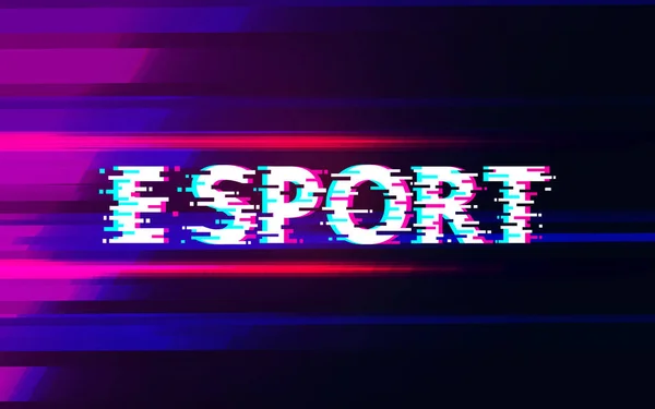 Soyut arkaplan tasarımında E-spor hatası.