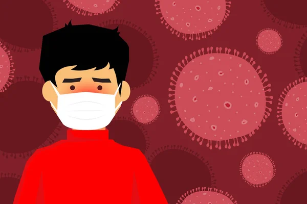 Coronavirus Verspreidt Zich Snel Veroorzaakt Angst Veel Landen Hele Wereld — Stockvector