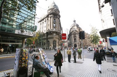 Santiago merkezi sokak