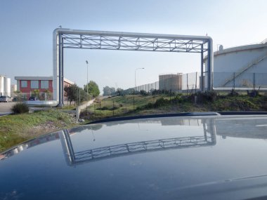 bir kavşak tüp yansıması