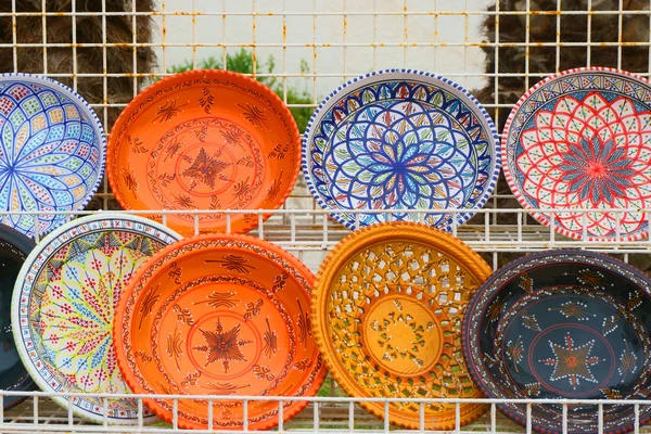 Ανατολίτικα πιάτα για το παζάρι της Ανατολής — Φωτογραφία Αρχείου