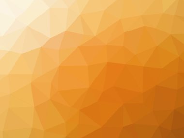 Arka plan beyaz turuncu degrade çokgen şeklinde