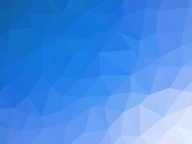 Arka plan mavi beyaz degrade çokgen şeklinde