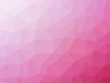 Arka plan pembe beyaz degrade çokgen şeklinde